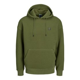 Jack & Jones Jcostructured Sweat Hood SMU Yağ Yeşili Erkek Sweatshirt