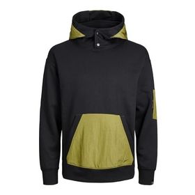Jack & Jones Jcosurface Sweat Hood Siyah Erkek Sweatshirt
