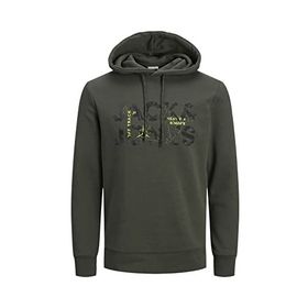 Jack & Jones Jcotech Logo Forest Night S Erkek Sweatshirt