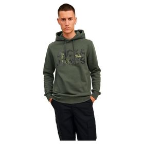 Jack & Jones Jcotech Logo Forest Night S Erkek Sweatshirt