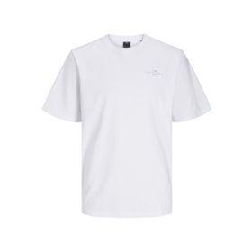 Jack & Jones Jcotext Tee SS Crew Neck SN Beyaz Erkek T-shirt