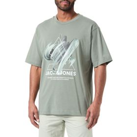 Jack & Jones Jcotint Tee Ss Crew Neck Gri Erkek T-shirt