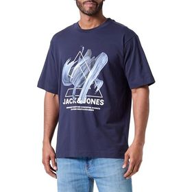 Jack & Jones Jcotint Tee Ss Crew Neck Lacivert Erkek T-shirt