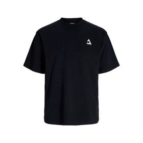 Jack & Jones Jcotriangle Summer Siyah Tee Ss Crew Neck Sn Erkek T-shirt