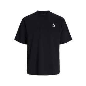 Jack & Jones Jcotriangle Summer Siyah Tee Ss Crew Neck Sn Erkek T-shirt