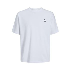 Jack & Jones Jcotriangle Tee SS Crew Neck SN Beyaz Erkek T-shirt