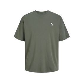 Jack & Jones Jcotriangle Tee Ss Crew Neck SN Gri Erkek T-shirt