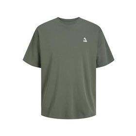 Jack & Jones Jcotriangle Tee Ss Crew Neck SN Gri Erkek T-shirt