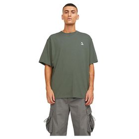 Jack & Jones Jcotriangle Tee Ss Crew Neck SN Gri Erkek T-shirt