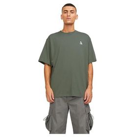 Jack & Jones Jcotriangle Tee Ss Crew Neck SN Gri Erkek T-shirt
