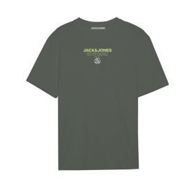 Jack & Jones Jcotypo Tee Ss Crew Neck FST Yeşil Agave Green Erkek T-shirt
