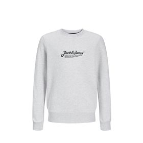 Jack & Jones JJ Beau Crew Neck JNR Gri Erkek Çocuk Sweatshirt