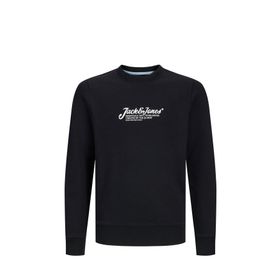 Jack & Jones JJ Beau Crew Neck JNR Siyah Erkek Çocuk Sweatshirt