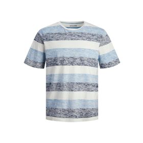 Jack & Jones Jjcoast Çizgili Pacific Coast Regular Fit Yuvarlak Yaka Erkek T-shirt