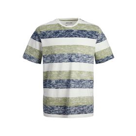 Jack & Jones Jjcoast Çizgili Pacific Coast Regular Fit Yuvarlak Yaka Erkek T-shirt