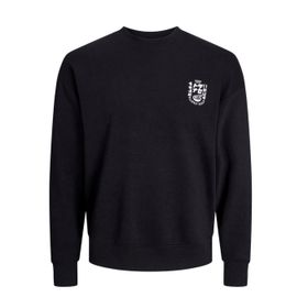 Jack & Jones Jjdirk Crew Neck Siyah Erkek Sweatshirt