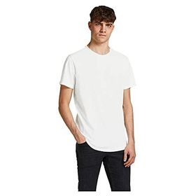 Jack & Jones Jjebasher Tee O-Neck Ss Noos Cloud Dancer Fit Reg Erkek T-shirt