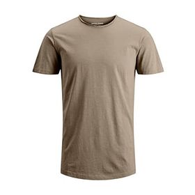 Jack & Jones JJebasher Tee O-Neck Ss Noos Crockery Fit Reg Erkek T-shirt