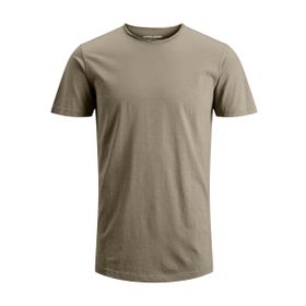 Jack & Jones JJebasher Tee O-Neck Ss Noos Crockery Fit Reg Erkek T-shirt