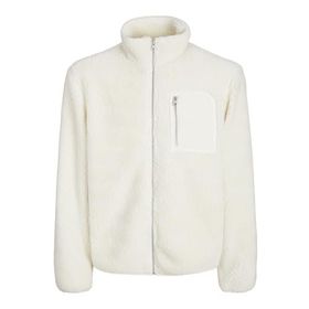 Jack & Jones Jjebradley Teddy Cloud Dancer Beyaz Erkek Ceket Mont