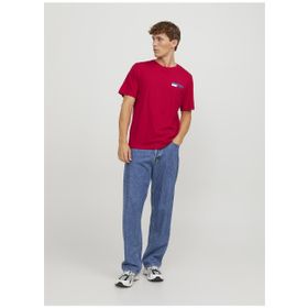 Jack & Jones Jjecorp Tee Ss O-Neck Kırmızı Erkek T-shirt