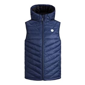 Jack & Jones Jjehero Bodywarmer Hood Navy Blazer Erkek Yelek