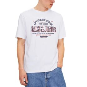 Jack & Jones Jjelogo Tee Ss O-Neck 2 Col Aw24 SN Beyaz Erkek T-shirt