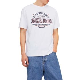 Jack & Jones Jjelogo Tee Ss O-Neck 2 Col Aw24 SN Beyaz Erkek T-shirt