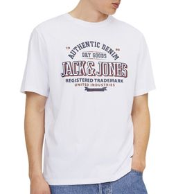 Jack & Jones Jjelogo Tee Ss O-Neck 2 Col Aw24 SN Beyaz Erkek T-shirt