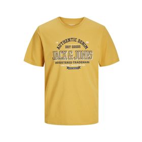 Jack & Jones Jjelogo Tee Ss O-Neck 2 Col Aw24 SN Honey Gold Erkek T-shirt