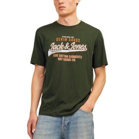 Jack & Jones Jjelogo Tee Ss O-Neck 2 Col Aw24 SN Kombu Green Erkek T-shirt