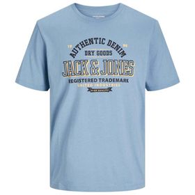 Jack & Jones Jjelogo Tee Ss O-Neck 2 Col Aw24 SN Mountain Spring Erkek T-shirt