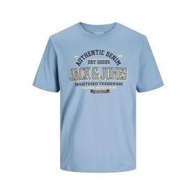 Jack & Jones Jjelogo Tee Ss O-Neck 2 Col Aw24 SN Mountain Spring Erkek T-shirt