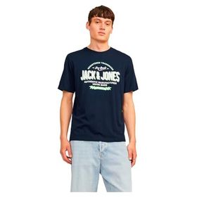 Jack & Jones Jjelogo Tee Ss O-Neck 2 Col Aw24 SN Navy Blazer Erkek T-shirt