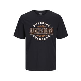 Jack & Jones Jjelogo Tee Ss O-Neck 2 Col Aw24 SN Siyah Erkek T-shirt