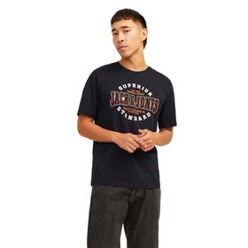 Jack & Jones Jjelogo Tee Ss O-Neck 2 Col Aw24 SN Siyah Erkek T-shirt