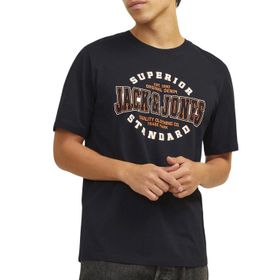 Jack & Jones Jjelogo Tee Ss O-Neck 2 Col Aw24 SN Siyah Erkek T-shirt