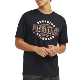 Jack & Jones Jjelogo Tee Ss O-Neck 2 Col Aw24 SN Siyah Erkek T-shirt