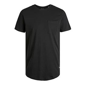 Jack & Jones Jjenoa Pocket Tee Ss Crew Neck Noos Black Erkek T-shirt