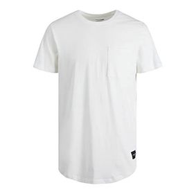 Jack & Jones Jjenoa Pocket Tee Ss Crew Neck Noos White Erkek T-shirt