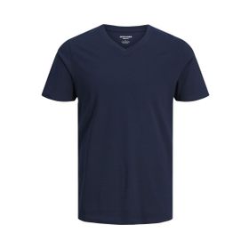 Jack & Jones Jjeorganic Basic Tee SS V-Neck Noos Navy Blazer Erkek T-shirt
