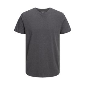 Jack & Jones Jjeorganic Melange Tee Ss O-Neck Noos Koyu Gri Melanj Erkek T-shirt