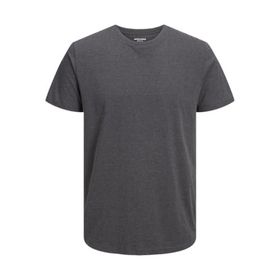 Jack & Jones Jjeorganic Yeşil Gri Mavi Pamuk Koyu Gri Melanj Regular Fit Yuvarlak Yaka Erkek T-shirt