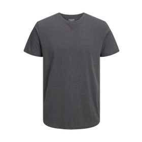 Jack & Jones Jjeorganic Yeşil Gri Mavi Pamuk Koyu Gri Melanj Regular Fit Yuvarlak Yaka Erkek T-shirt