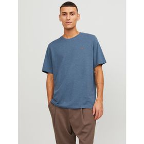 Jack & Jones Jjepaulos Tee Ss Crew Neck Noos Denim Blue Erkek T-shirt