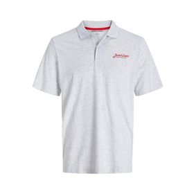 Jack & Jones Jjerik SS Polo Beyaz Melanj Erkek T-shirt