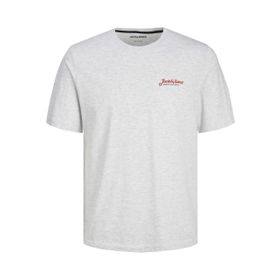 Jack & Jones Jjerik Tee Ss Beyaz Melanj Bisiklet Yaka Erkek T-shirt