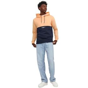 Jack & Jones Jjeryder Blocking Sweat Hood Noos Apricot Ice Erkek Sweatshirt