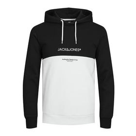 Jack & Jones Jjeryder Blocking Sweat Hood Noos Black Erkek Sweatshirt