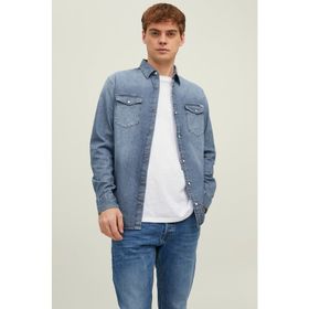 Jack & Jones Jjesheridan Mavi Erkek Gömlek